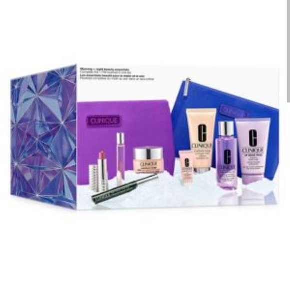 CLINIQUE Morning + Night Beauty Essentials 10-Piece Set - Picture 2 of 3
